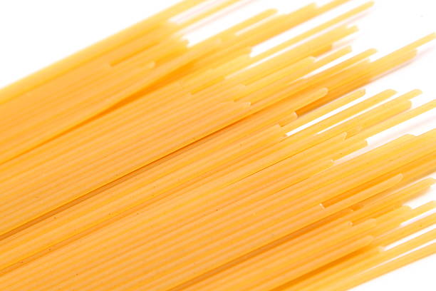istock Spaghetti bias on the white background 453573275