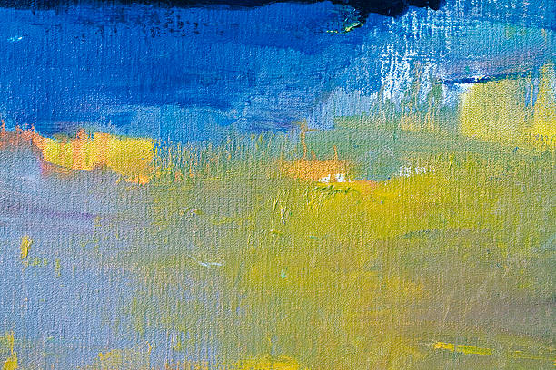 istock Abstract painted blue and green  art backgrounds. 453574399