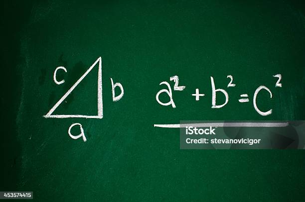 Pythagorean Theorem Stockfoto und mehr Bilder von Pythagoras - Pythagoras, Bildhintergrund, Bildung