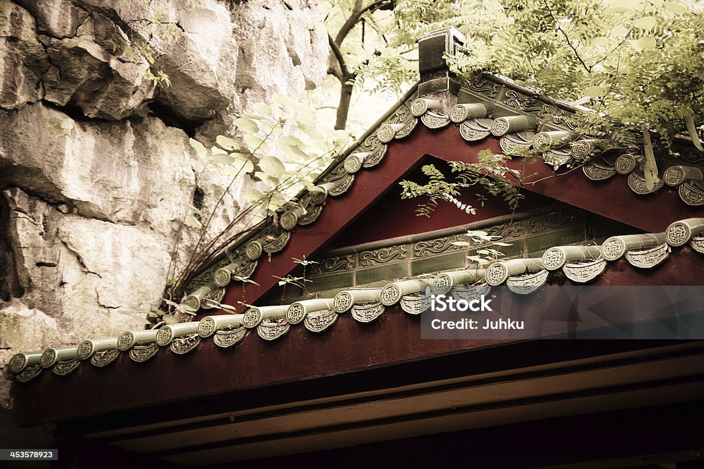 Details of old chinese house roof Architecture Stock Photo