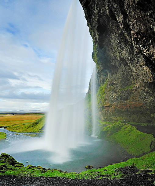 istock Behind Seljalandsfoss waterfal in Iceland 453578943