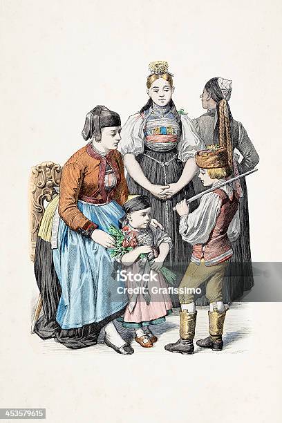 Vetores de German Habitantes De Baden De 1870 e mais imagens de Alemanha - Alemanha, Cultura Alemã, Acessório de Vestuário Histórico