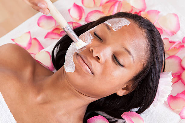 Facial Mask Of Woman