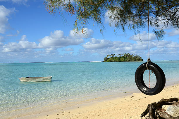 istock Muri Beach on Rarotonga in the Cook Islands 453586339