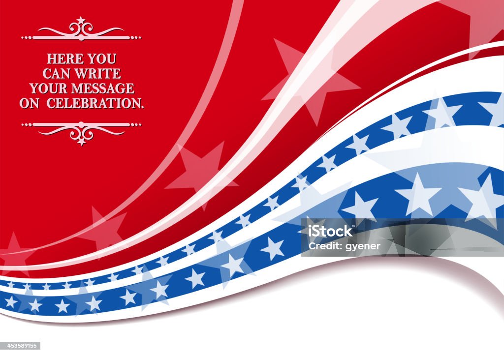 usa holiday drawn of vector celebration backround.This file has been used illustrator cs3 EPS10 version feature of multiply. Red stock vector