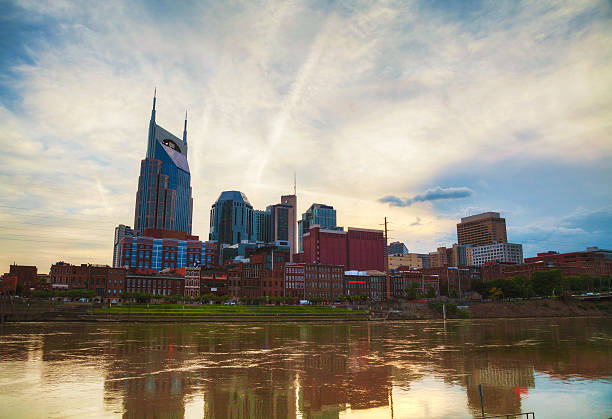 istock Downtown Nashville cityscape in the evening 453589957