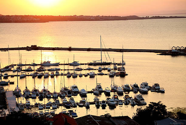 istock Ships, boats and yachts in harbor 453590003