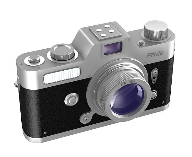 istock Retro photo camera. My own design. 453594935
