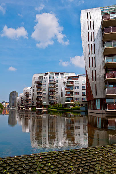 istock Beautiful Modern Architecture Residential Apartment Buildings 453602165