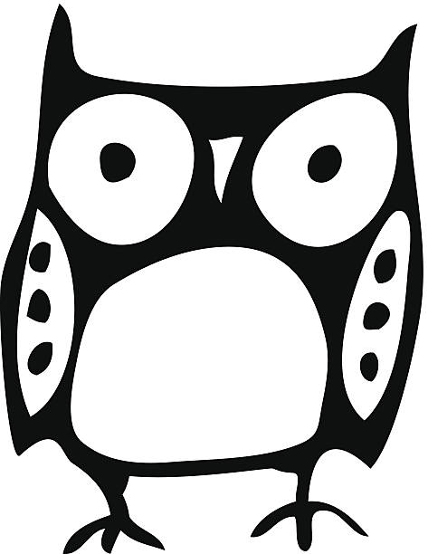 owl vector art illustration