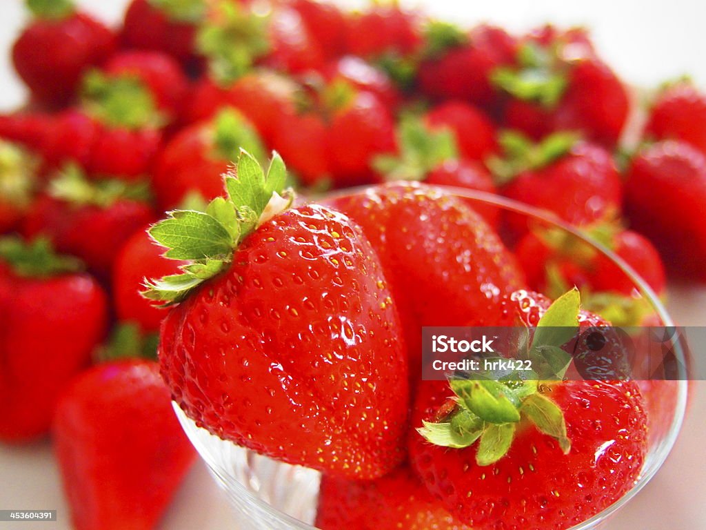 Erdbeeren in ein Glas - Lizenzfrei Erdbeere Stock-Foto