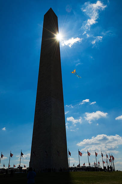 monumento de washington - the mall flash imagens e fotografias de stock