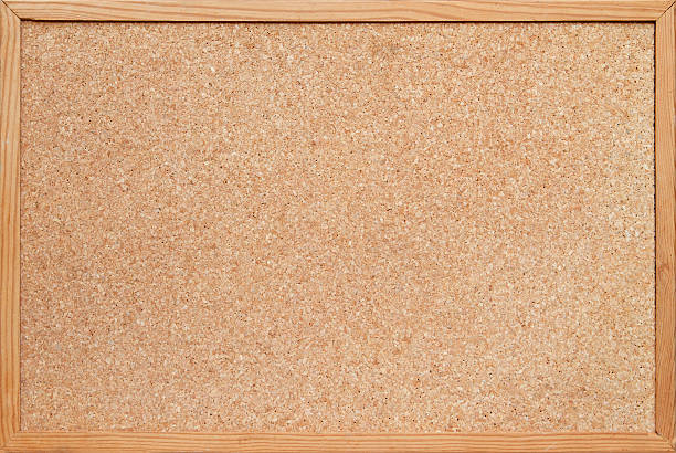 blank cork board background blank corkboard / bulletin board with a wooden frame bulletin board stock pictures, royalty-free photos & images