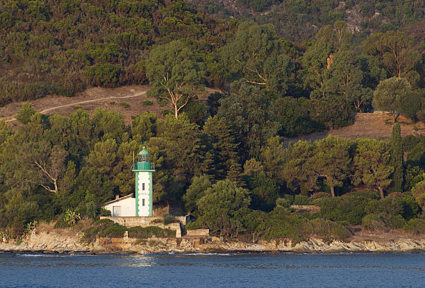 istock Fornali Lighthouse at Saint Florent, Corsica. 453611825
