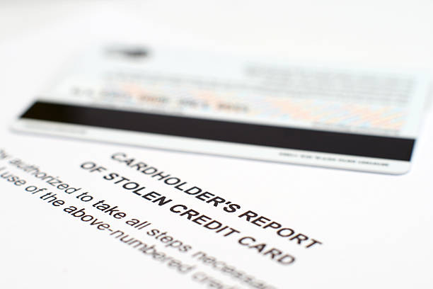 istock Report of lost credit card 453613043