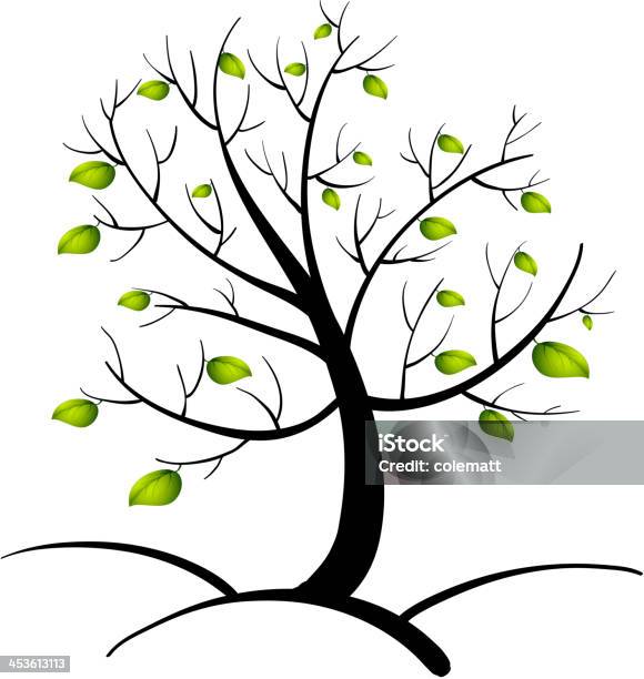 Tree Of Life — стоковая векторная графика и другие изображения на тему Векторная графика - Векторная графика, Ветвь - часть растения, Время года