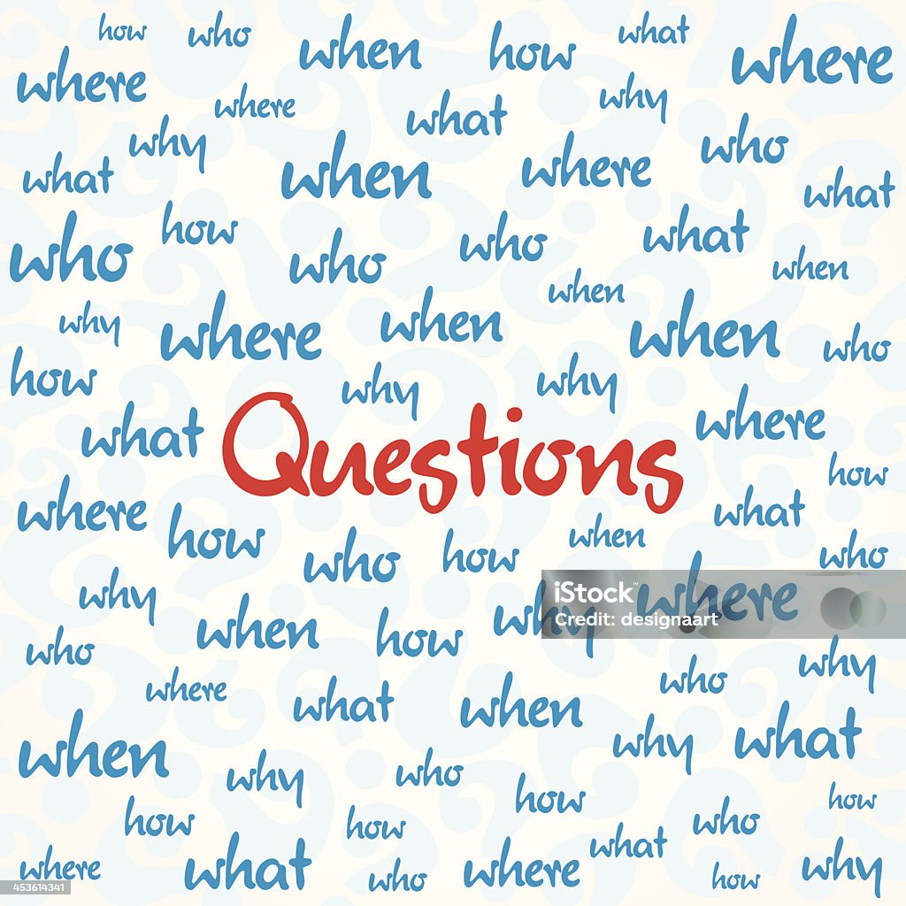 question-plan - clipart vectoriel de Bleu libre de droits