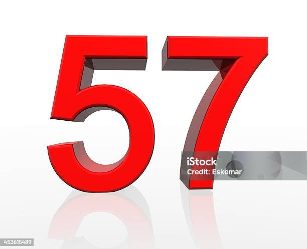 番号 57 - 3Dのストックフォトや画像を多数ご用意 - 3D, 55-59歳, 数字