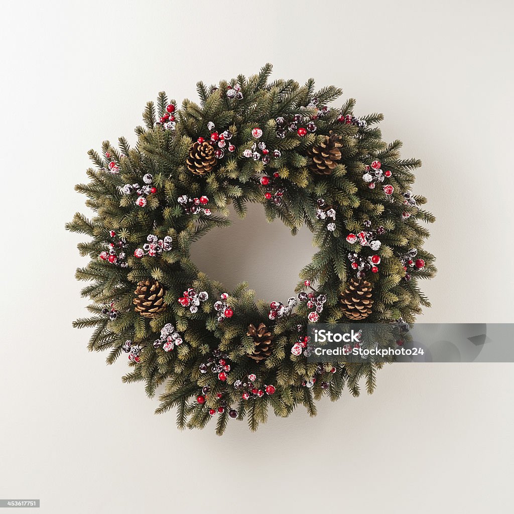 Advent corona de Navidad - Foto de stock de Cielo melancólico libre de derechos