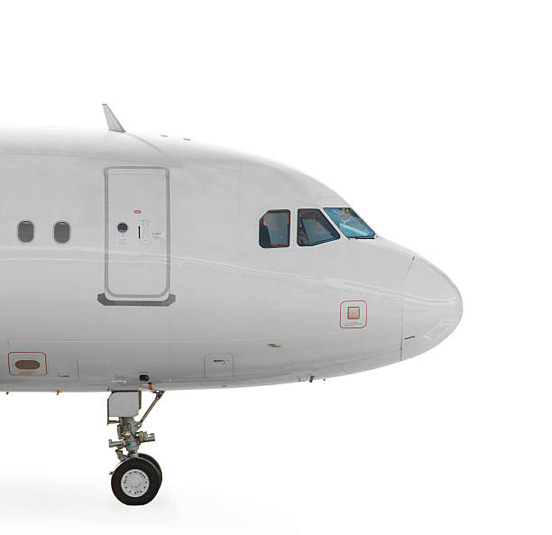 Aircraft nose stock photo
