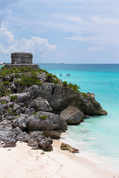 istock Offertories Building at Tulum Mexico 453622553