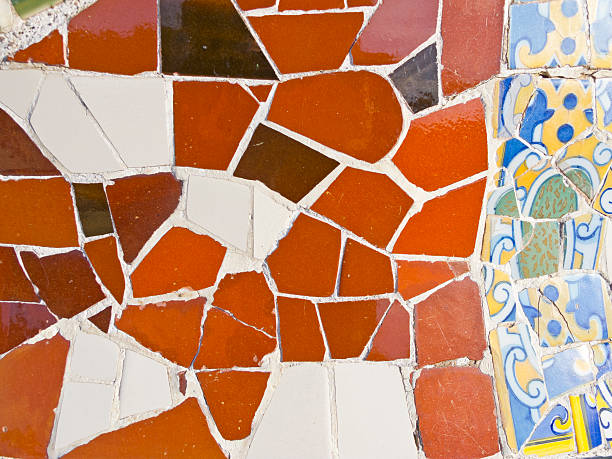 istock Background of Antonio Gaudi mosaics 453623035