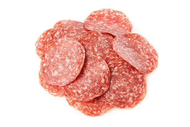 istock Fresh Cut Organic Salami 453625345