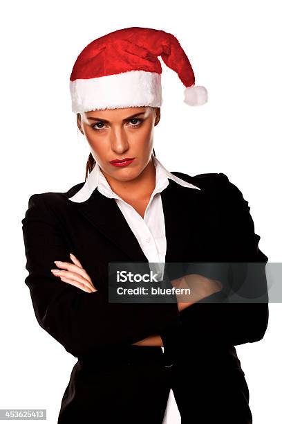 Grumpy An Weihnachten Stockfoto und mehr Bilder von Augen zukneifen - Augen zukneifen, Europäischer Abstammung, Fotografie