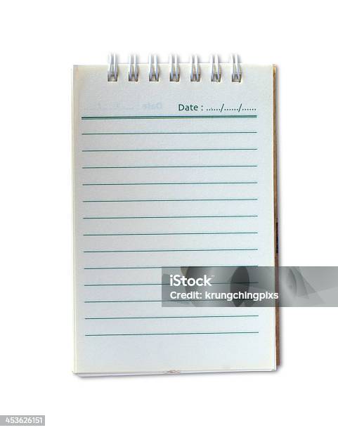 Blank Note Paper Stock Photo - Download Image Now - Blank, Book, Copy Space