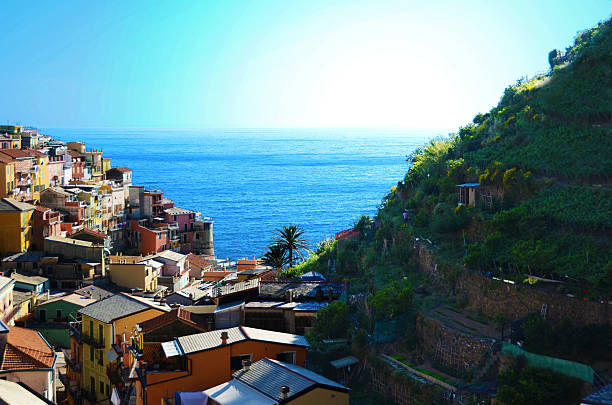 Daylight on Cinque Terre stock photo