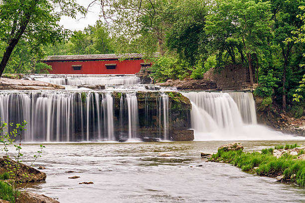 istock Upper Cataract Falls, Bridge, and Mill Ruins 453635831