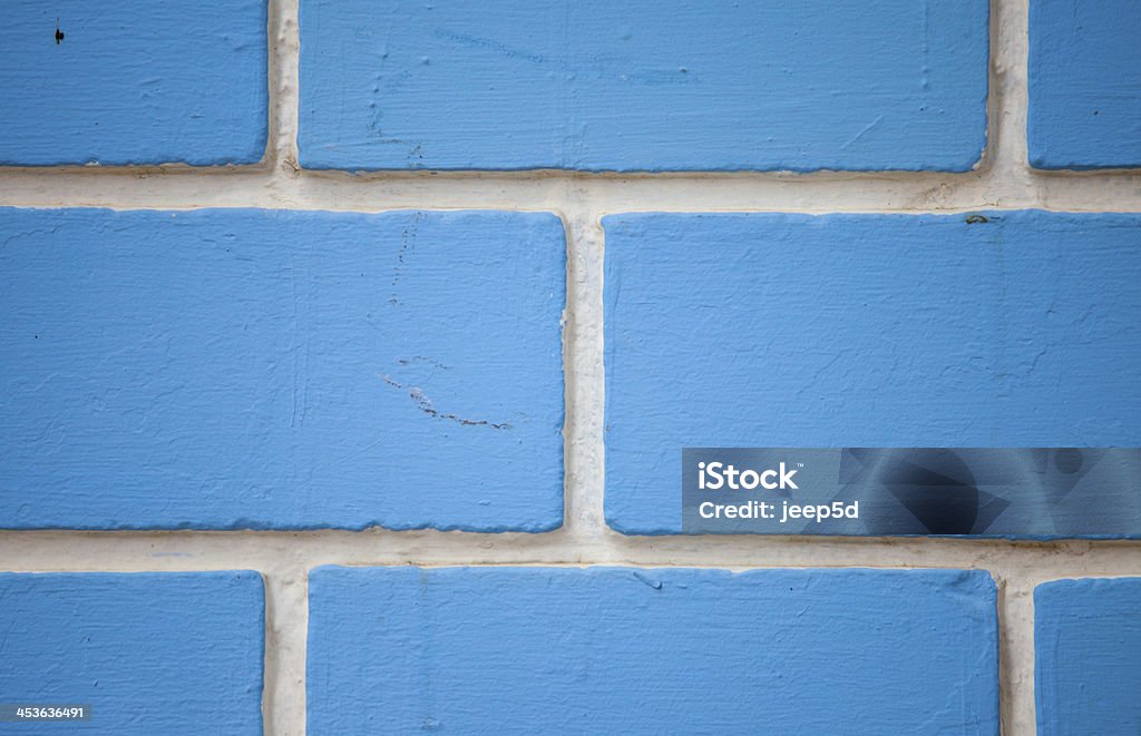 Синий Кирпичная стена - Стоковые фото Кирпичная стена роялти-фри