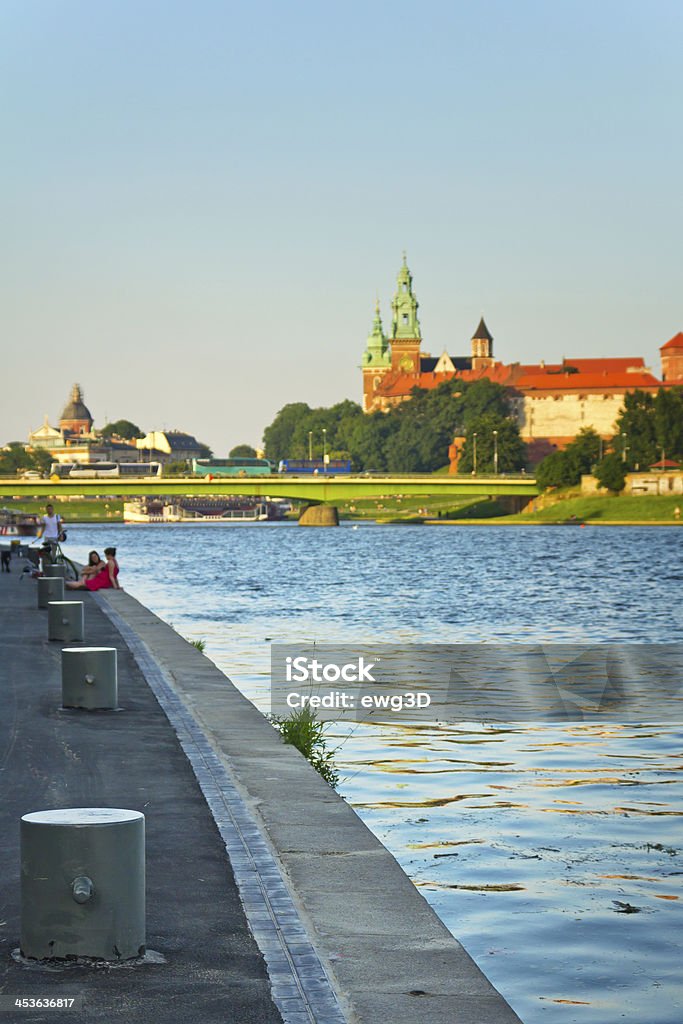 Sommer Nachmittag in der Stadt Krakau - Lizenzfrei Alt Stock-Foto