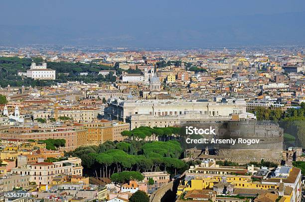 Photo libre de droit de Panorama De Rome banque d'images et plus d'images libres de droit de Architecture - Architecture, Basilique, Capitales internationales