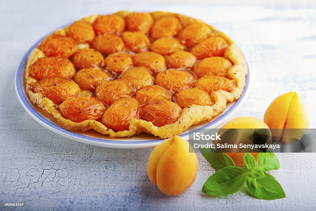 Apricot-Tart - Lizenzfrei Aprikose Stock-Foto