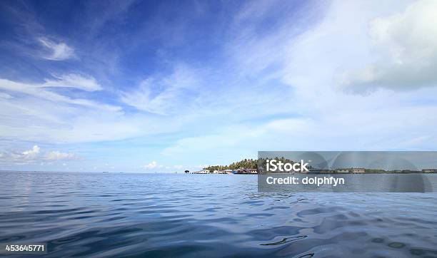 Island With Beautiful Sky Stock Photo - Download Image Now - Beach, Blue, Cloud - Sky