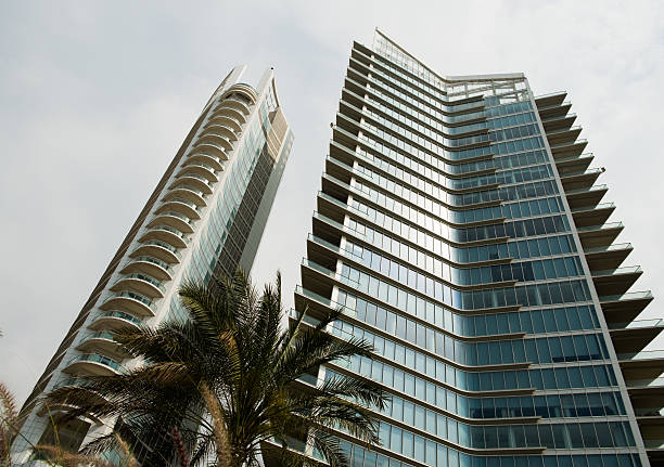 High Luxury Residential Buildings of Beirut. stock photo