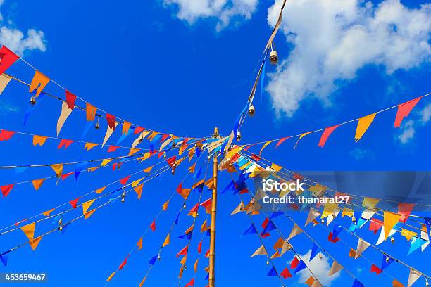 Bunting Stock Photo - Download Image Now - Blue, Bright, Bunting