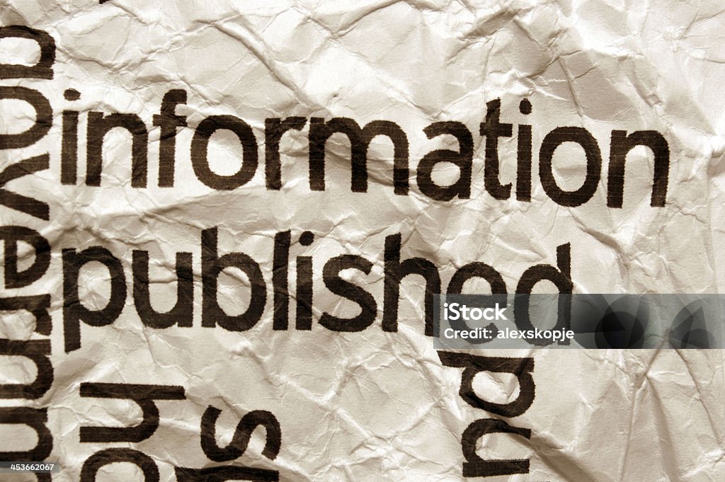 Important Information Published Information Published Stock Photo - Download Image Now - Horizontal ...