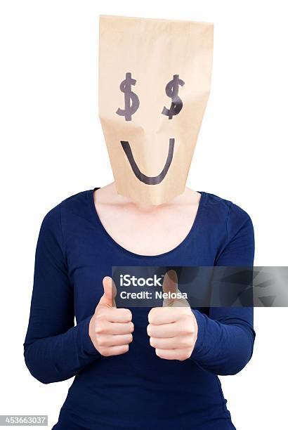 Feliz Dólar Foto de stock y más banco de imágenes de Adulto - Adulto, Bolsa - Objeto fabricado, Bolsa de papel