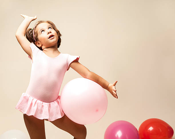 istock Beautiful little ballerina 453664287