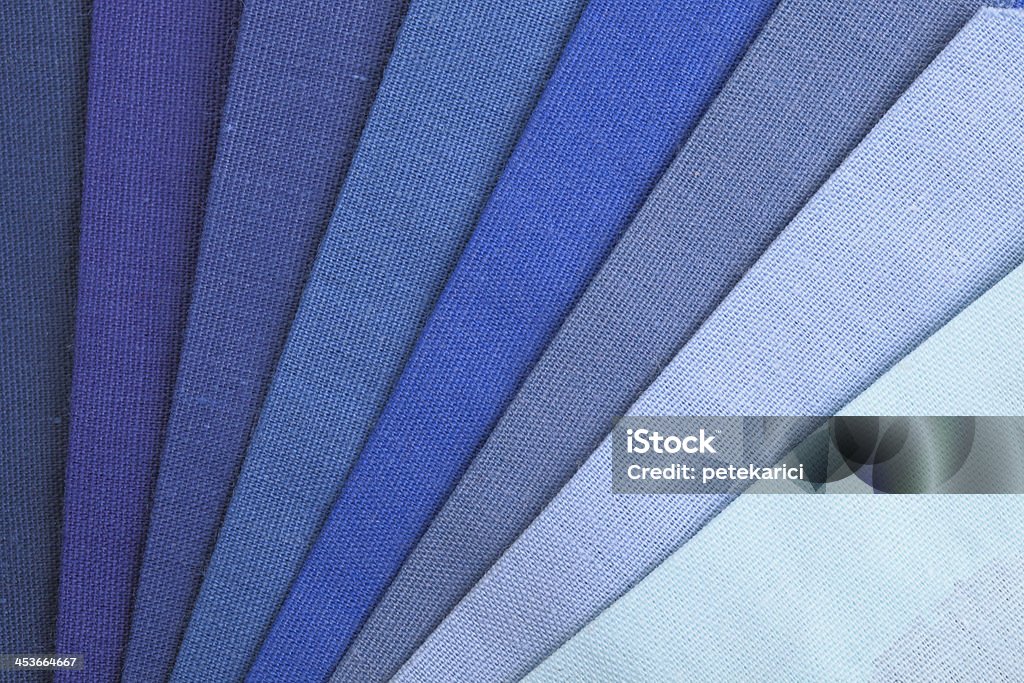 Niebieski Color Range (Zakres kolorów) - Zbiór zdjęć royalty-free (Bawełna)