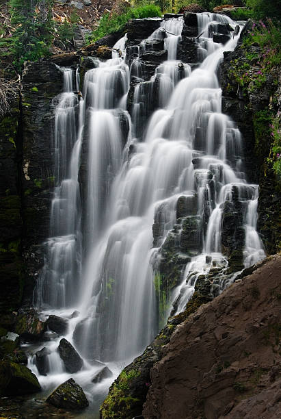 Autumn at North Clear Creek Water Falls in Colorado.