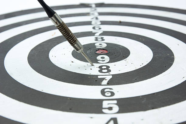 istock Darts Arrows  In The Number 8 453674107