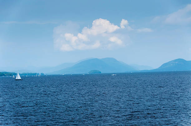 istock Boating on Lake George, New York 453674609