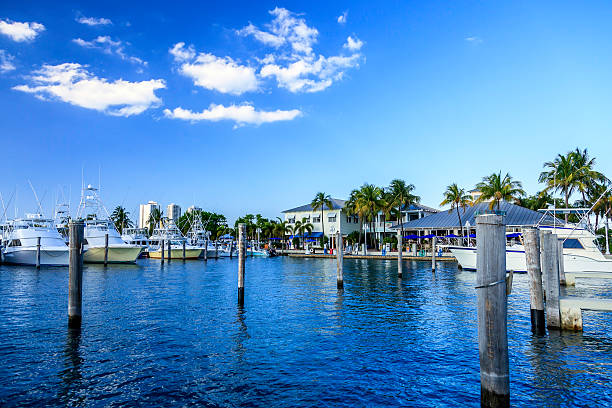 istock Florida Marina and Restaurant View 453680987