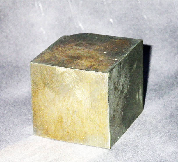 istock Crystal of pyrite 453682011
