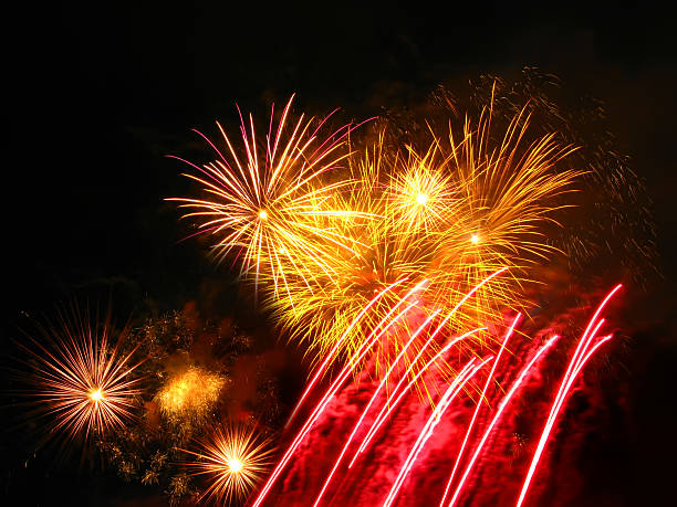istock Colorful and vibrant fireworks 453682763