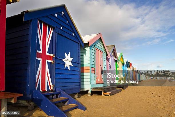 Aussies Brighton Kąpieli Pola - zdjęcia stockowe i więcej obrazów Australia - Australia, Brighton - Melbourne, Błyszczący