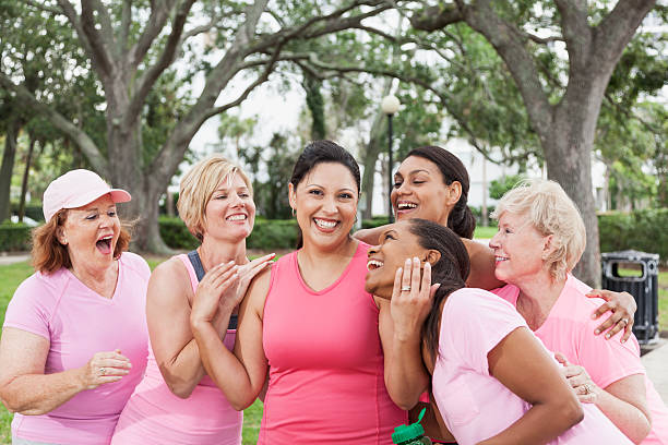 istock Breast cancer rally 453685343